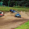 So mancher Fahrer beim 44. Autocross-Rennen in Schachen kam von selbst auf Abwege – oder wurde von der Piste gedrängt.