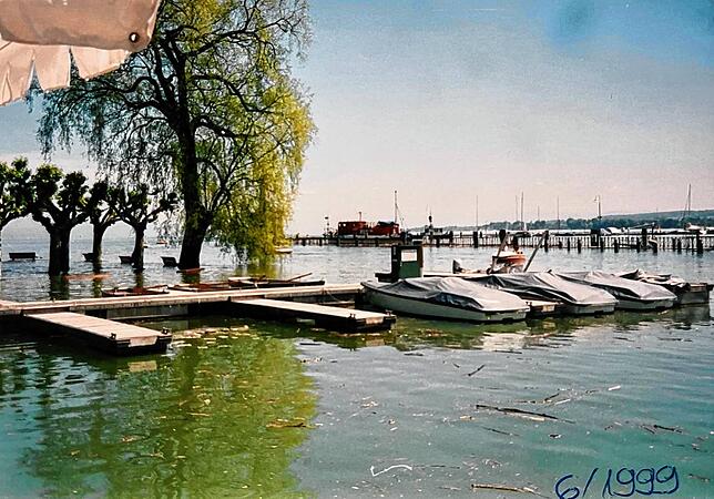 Das Jahrhunderthochwasser 1999 stellte auch die Familie Fluck vor große Herausforderungen.