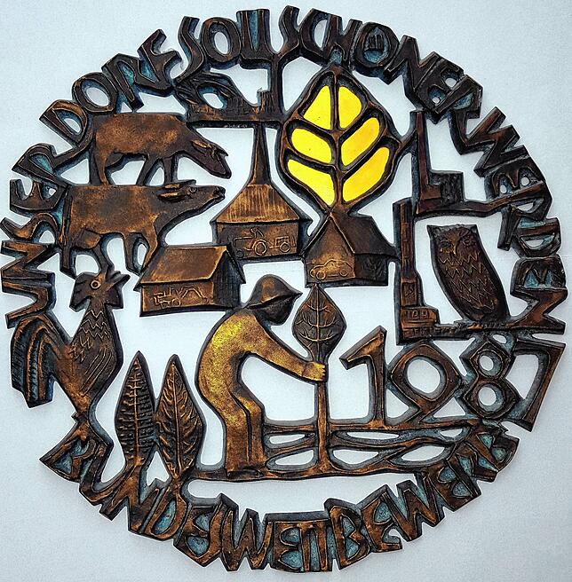 Die Goldmedaille &bdquo;Unser Dorf soll schöner werden&ldquo; für Sipplingen.