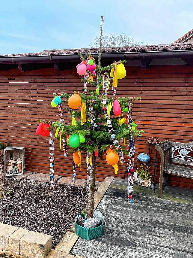 Der Narrenbaum A. und E. Eisele, Im Öschle in Orsingen.