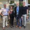 Die neue Chefin im Lions Clubs Bad Säckingen, Elisabeth Gerspach (Zweiter von links), gemeinsam mit Vize-Präsident Peter Welsch, ...