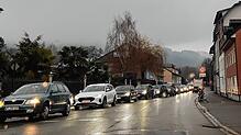 Stau in Bad Säckingen: Einiges zu tun hatte die Polizei am Donnerstagmorgen, 13. Februar. Gleich dreimal krachte es.