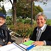 Julie Heyning und Rüdiger Schell haben sich am Bodensee getroffen und über ihr Tagebuch-Projekt gesprochen.
