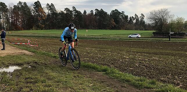 Im Gelände: Die Strecke in Gäufelden war rund um die Radrennbahn angelegt.