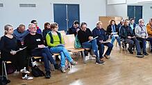 Gut 30 Vertreter örtlicher Vereine besprechen in der Alemannenhalle in Mönchweiler allerlei anstehende und wichtige Themen. Die ...