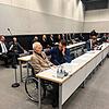 Wolfgang Schäuble (CDU) kurz vor Beginn der CDU/CSU-Fraktionssitzung am 27. November im Gespräch mit Andreas Jung. Aufgenommen hat das ...