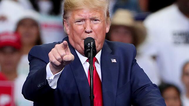 Donald Trump im Wahlkampf. Er weiß: Seine Wähler schätzen starke Worte.