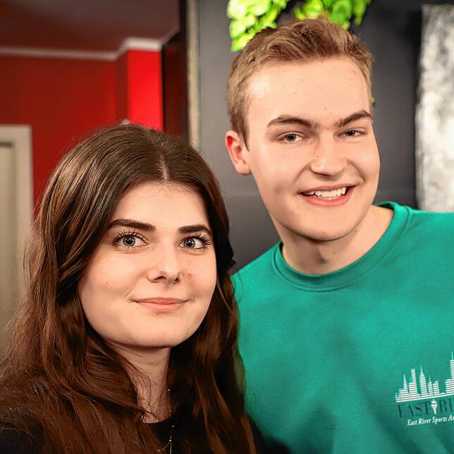 Tatjana Vogt und Felix Hartmann studieren an der Uni Konstanz.