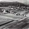 So sah Unterlauchringen im Jahr 1929 aus. Im HIntergrund die Lauffenmühle, rechts daneben die Praxis von Dr. Urnau.