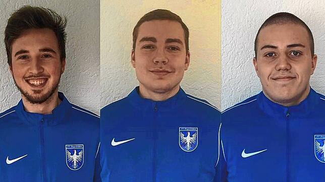 Jugend forsch(t): Nick Schelker und Daniel Fink von der SG Grenzach-Wyhlen sowie Max Blum vom FC Steinen-Höllstein haben sich in der ...