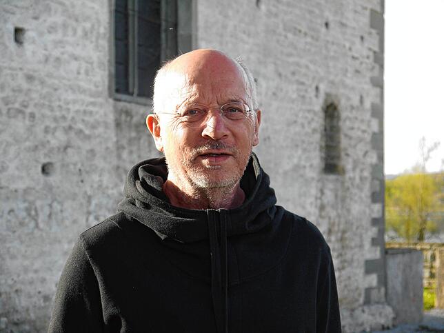 Pater Stephan Vorwerk hat die Benediktiner-Cella auf der Insel Reichenau mit gegründet.
