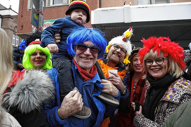 Kunterbunt lässt sich die Fasnet am besten genießen.