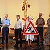 Rainer Stockburger empfing von den Kirchengemeinderäten Jürgen Sauter, Jakob Rüb, Gudrun Stolz und Julia Reiser (von links) Dank und ...