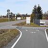 Ende im Gelände: Der Radweg von Heiligenberg über Betenbrunn nach Wintersulgen (im Bildhintergrund links) endet vorerst noch in ...