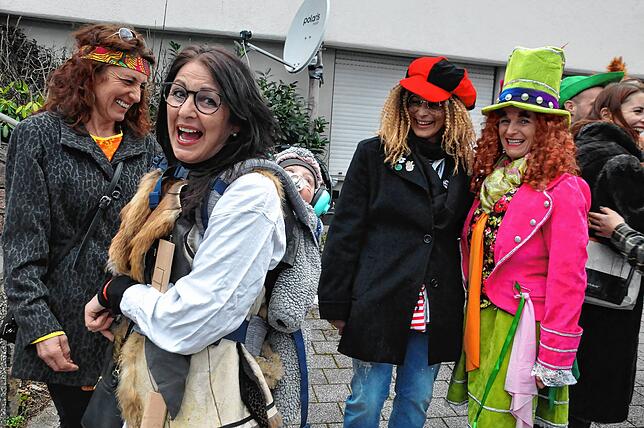 Bild 26: Fasnachtstreiben am &bdquo;Schmutzigen&ldquo; in Weilheim