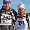 Gemeinsame Sieger beim Rucksacklauf: Manuel Becker (links) und Daniel Debertin