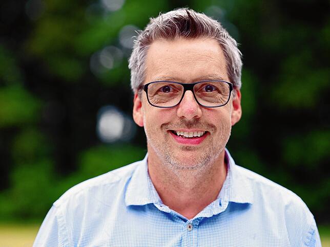 Martin Eble, 50 Jahre, geschäftsführender Oberarzt der Anästhesie.