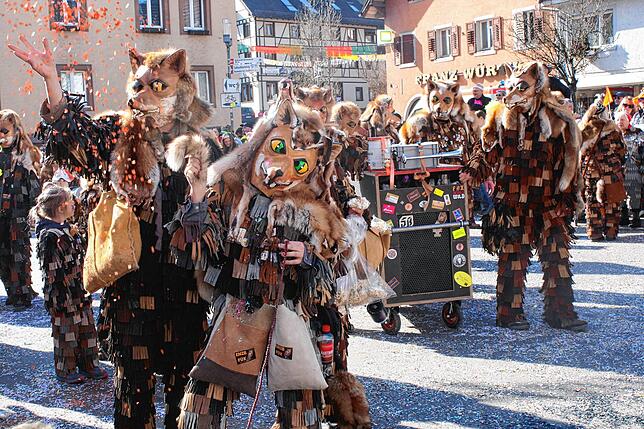 Bild 28: So schön war der Fastnachtsumzug in Stühlingen