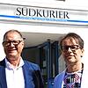 Nach den Sommerferien steht OB Jürgen Roth (links) Rede und Antwort im großen SÜDKURIER-Interview. In Teil eins des Gesprächs mit ...