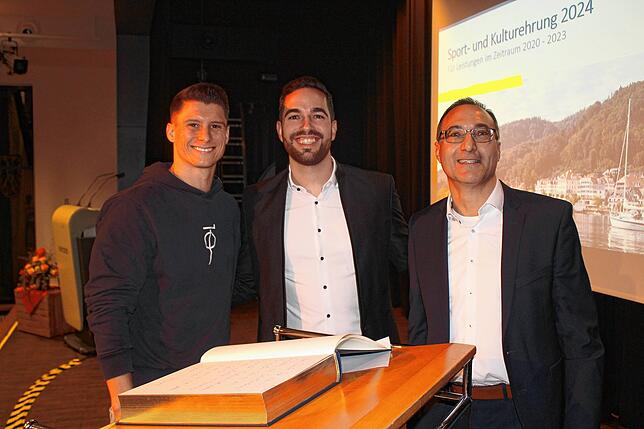 Bild 1: Bilder von der Sport- und Kulturehrung in Bodman-Ludwigshafen