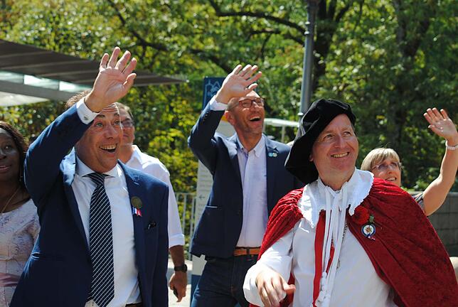 Bild 13: Bilder vom Jubiläumsumzug der 550. Waldshuter Chilbi mit 2000 Teilnehmern