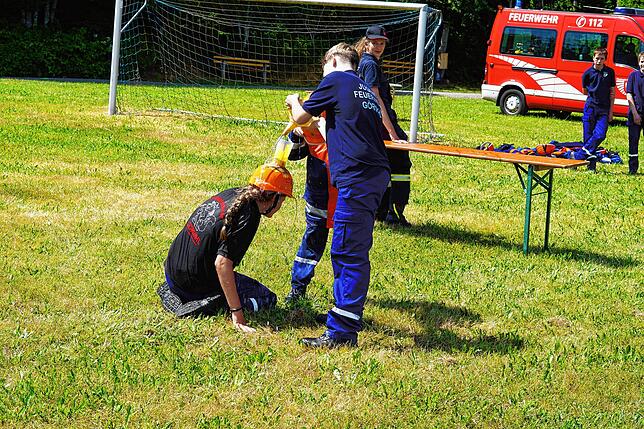 Bild 15: Bombenwetter und geniale Fernseicht beim HeRiGöSt Jugendfeuerwehr-Turnier