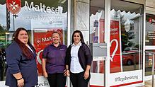 Die Malteser in Blumberg haben ein neues Leitungsteam (von links): Pflegedienstleiterin Simone Bichlmaier, Leiterin des Cafés Malta, ...