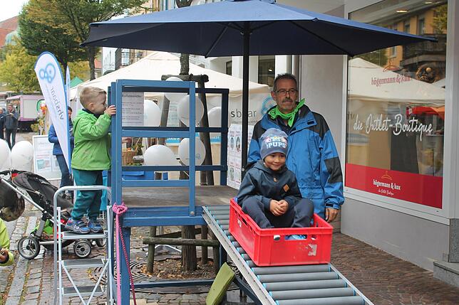 „Die Kids haben einen Riesen-Spass daran“, freut sich Joachim Hense von der Freien evangelischen Gemeinde. „Ein Kind ...