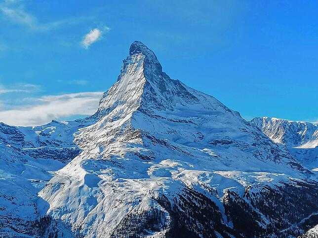 Majestätisch: Das 4478 Meter hohe Matterhorn thront über Zermatt.