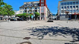 Die Rheinfelder CDU-Fraktion will die Aufenthaltsqualität auf dem Friedrichplatz verbessern. Foto: Stefan Ammann