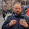 John Nops in der Konstanzer Innenstand. Der kommunale Ordnungsdienst ist im Sommer oftmals in den Parks der Stadt und im Winter auf dem ...