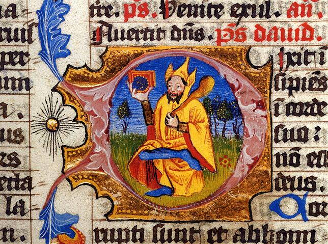 Die frühesten Narrendarstellungen finden sich ab dem 12. Jahrhundert als Buchmalereien in theologischem Umfeld. Als Schmuck im Initial ...