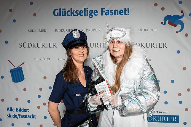 SÜDKURIER Fotowand beim Stockacher Narrengericht 2020