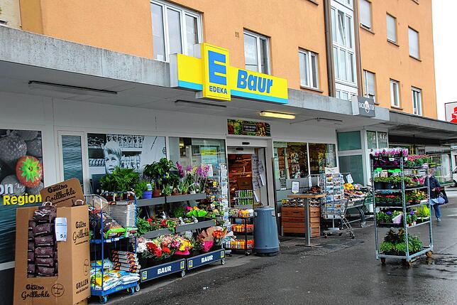 Der Edeka-Markt in Allmannsdorf.