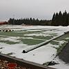 Die Lebensdauer der Kunstrasenspielfelder, im Bild die Bauphase des Kleinfelds im Waldstadion 2007, soll verlängert werden. Der ...