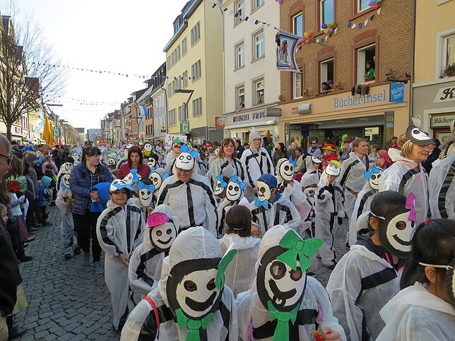 Die Bickebergschüler beim Umzug.
