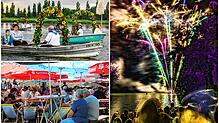 Wasserprozession, Feuerwerk, Essen am See: Das Hausherrenfest bot auch 2024 wieder einige Höhepunkte