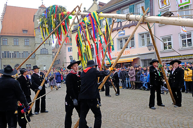 Bild 16: Alle Bilder vom Narrenbaumstellen in Überlingen