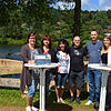 Die Arbeitsgruppe Stehlesee (von links): Britta Kaiser, Andrea Tröndle, Hanni Dannenberger, Rolf Dannenberger, Tobias Huber und Sabrina ...
