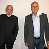 Karl Haag vom Planungsbüro Wick und Partner in Stuttgart (links) und der Grünplaner Stefan Fromm stellen im Reichenauer Gemeinderat ...