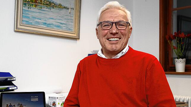 Heinrich Fuchs, Ortsvorsteher von Dingelsdorf, blickt optimistisch in die Zukunft: Wegweisende Projekte stehen kurz vor der Realisierung.