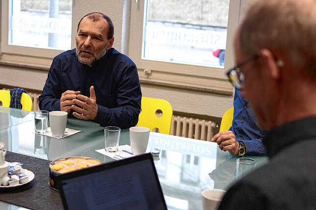 Jürgen Mattmann, Schulleiter an der Gemeinschaftsschule: „Wir nehmen Corona sehr ernst und hoffen wirklich, dass sich die ...