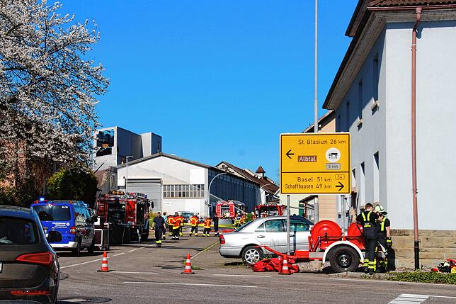 Bild 15: Bauernhaus in Albbruck brennt lichterloh - Bilder des Einsatzes