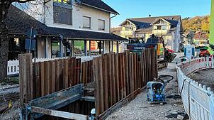Im Zuge der Arbeiten wird auch die Kanalführung neu gestaltet. Foto: Miriam Stoll