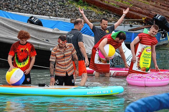 Bild 1: Jazzfest verbreitet trotz Regen gute Laune