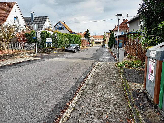 Die an den Schießstattweg anschließende Eugenienstraße wäre der Mittelteil der Fahrradstraßenachse.