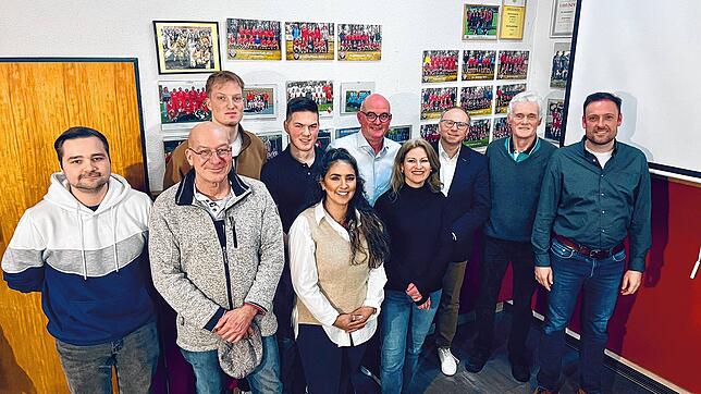 Die CDU-Kandidaten zur Gemeinderatswahl (von links): Dominik Ulrich, Peter Großmann, Lasse Brugger, Yasmin Amara, David Müller, ...