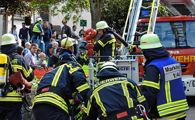 Bild 9: Die besten Bilder der Jahreshauptübung der Freiwilligen Feuerwehr Markdorf – Teil 1