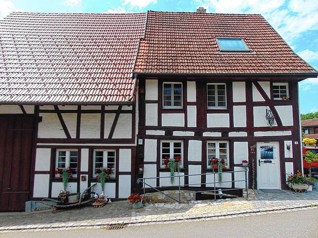 Ein Augenschmaus für Liebhaber alter Häuser: Das Riegelhaus auf dem Eichberg