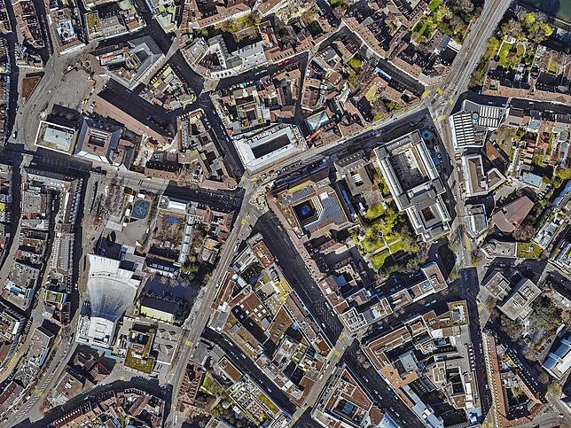Die Innenstadt von Basel.